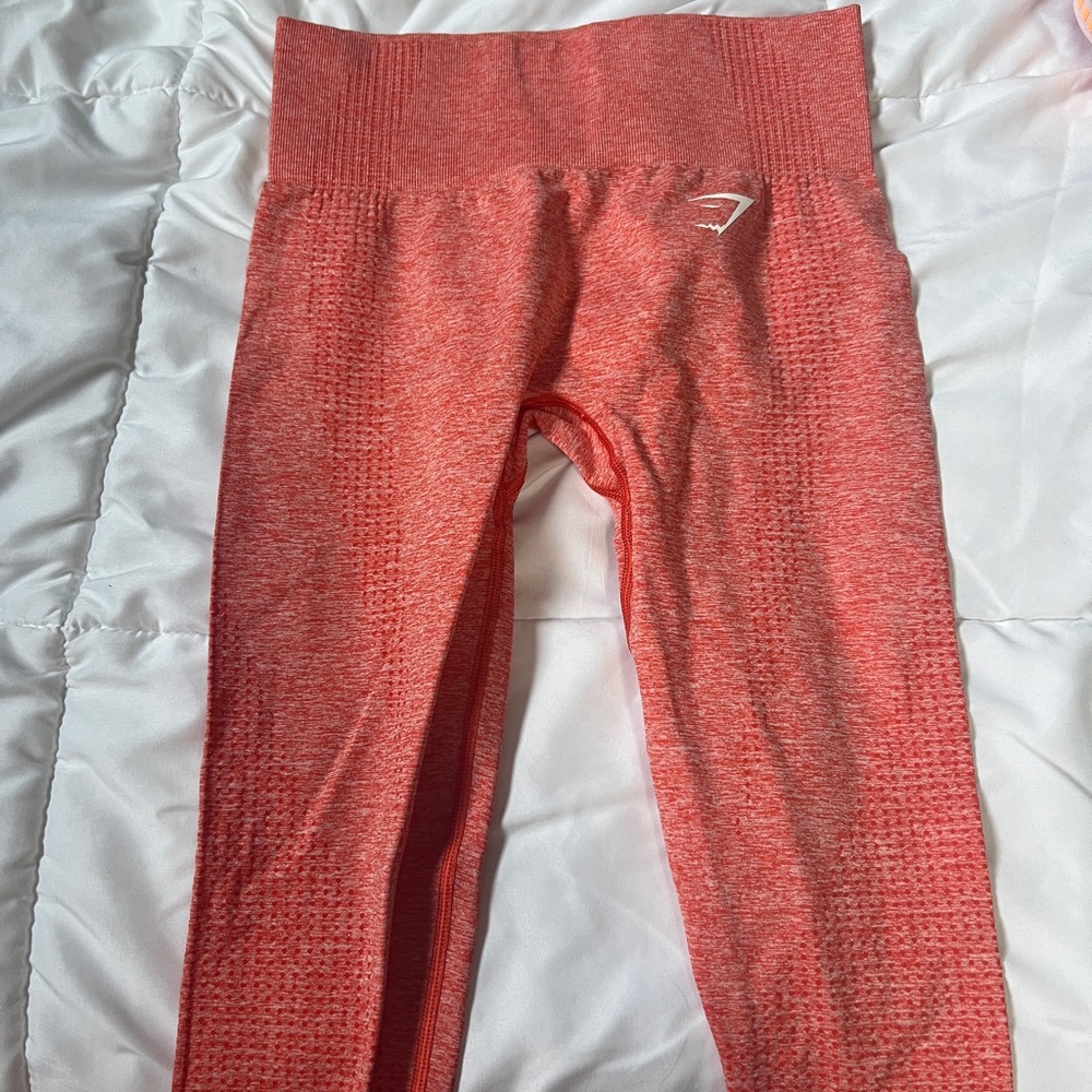 Never worn, pink gym, shark leggings